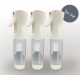 Sprühflaschen transparent,  nachfüllbar, 300 ml, 3er Set.